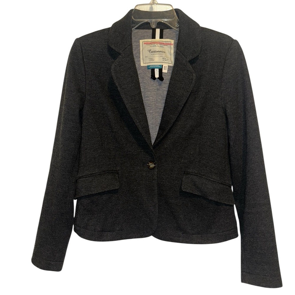 Anthropologie- Cartonnier Charcoal Blazer - Size 4